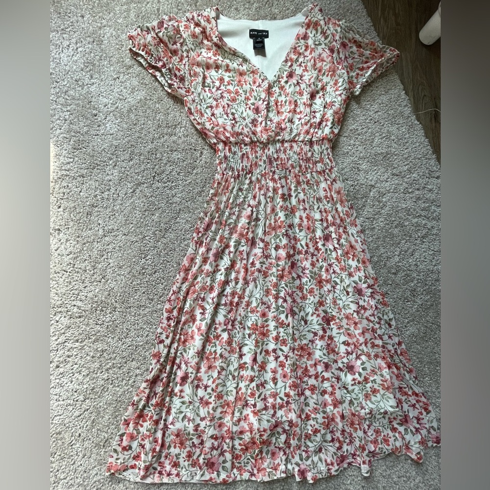 Floral Print Women's Dress- Size 4